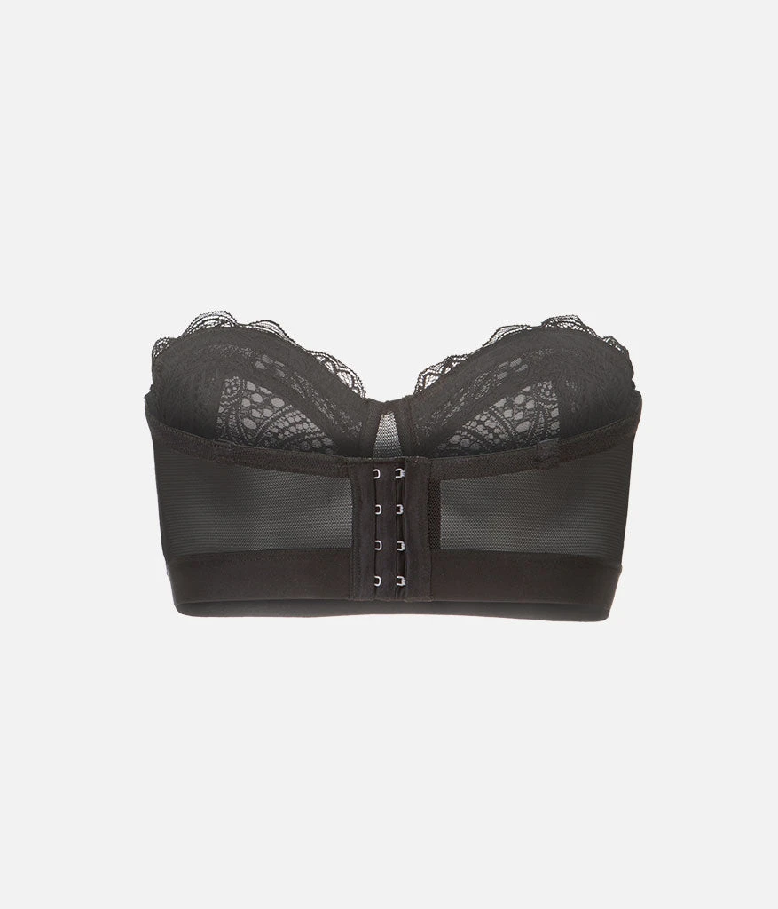 The Lace Strapless: Jet Black 9 The Lace Strapless: Jet Black - Image 9