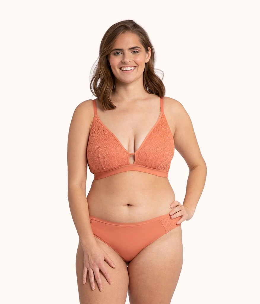 The Palm Lace Bikini: Terracotta 2 The Palm Lace Bikini: Terracotta - Image 2