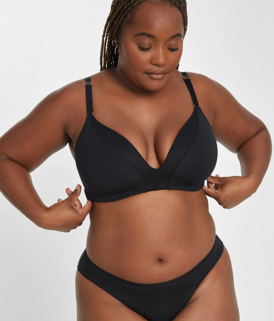 The All-Day Deep V No-Wire: Jet Black 2 The All-Day Deep V No-Wire: Jet Black - Image 2