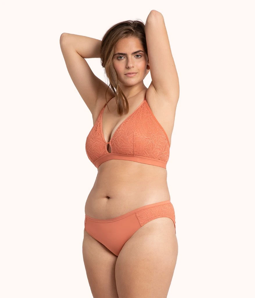 The Palm Lace Bikini: Terracotta 1 The Palm Lace Bikini: Terracotta