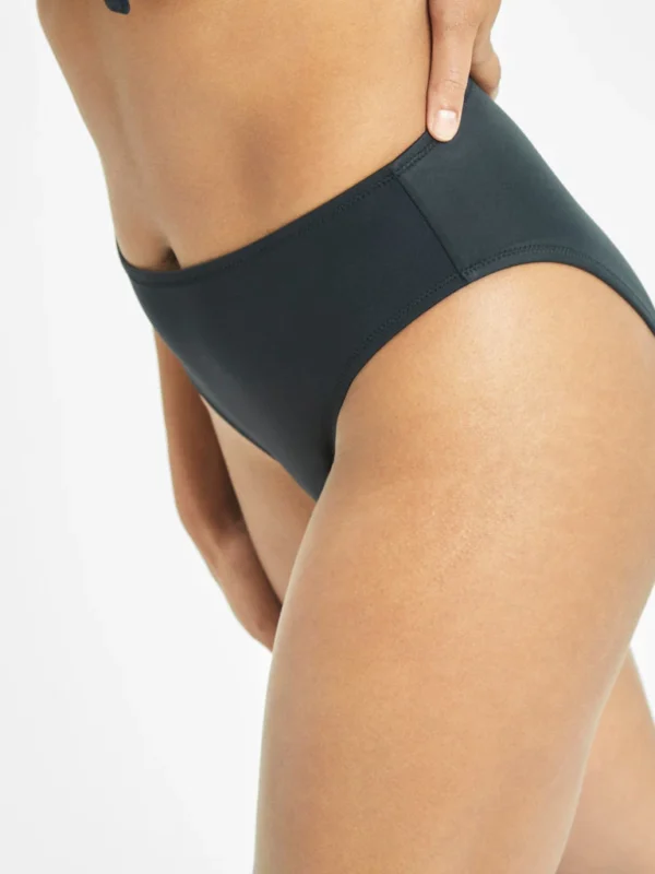 Venus Underwear Shop 50 Venus Underwear Shop -Venus Underwear Shop 2 on model side swim high waist bikini bottom jet black