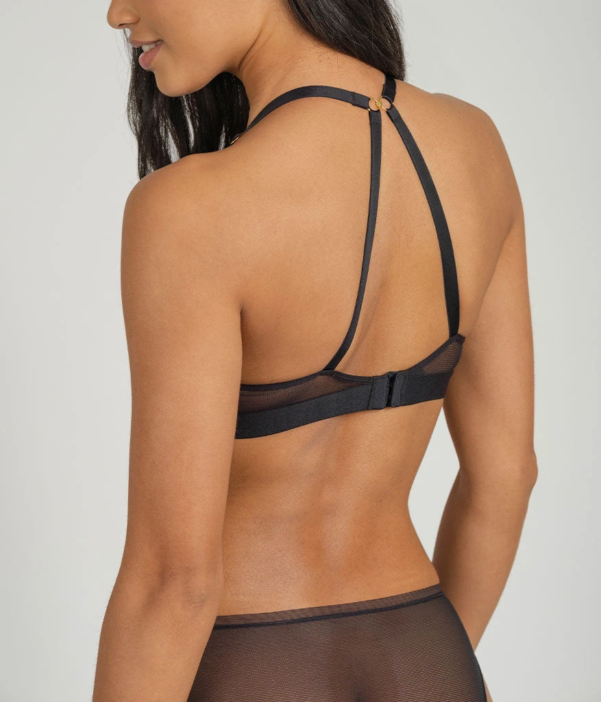 The Deep V No-Wire Push-Up: Jet Black 3 The Deep V No-Wire Push-Up: Jet Black - Image 3