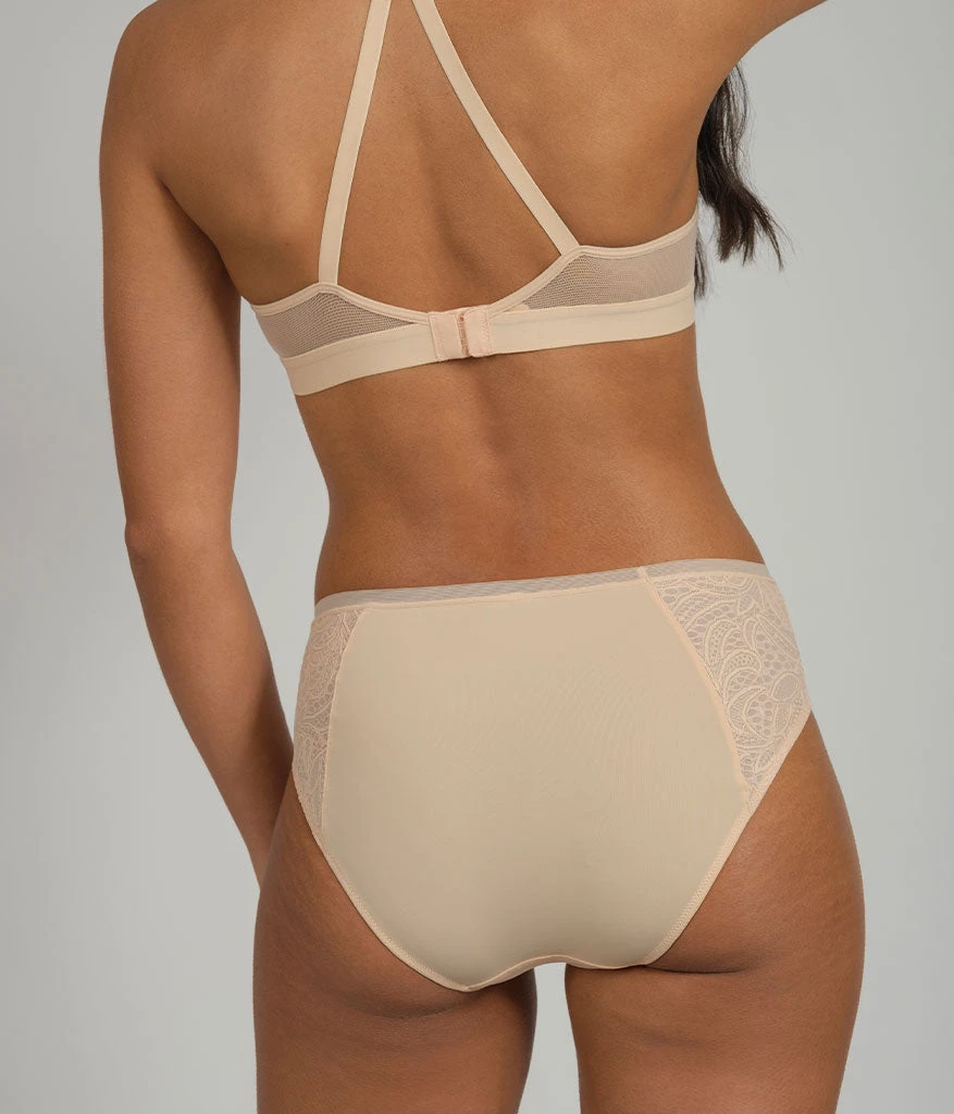 The Lace High Waist Bikini 5-Pack: Toasted Almond 4 The Lace High Waist Bikini 5-Pack: Toasted Almond - Image 4