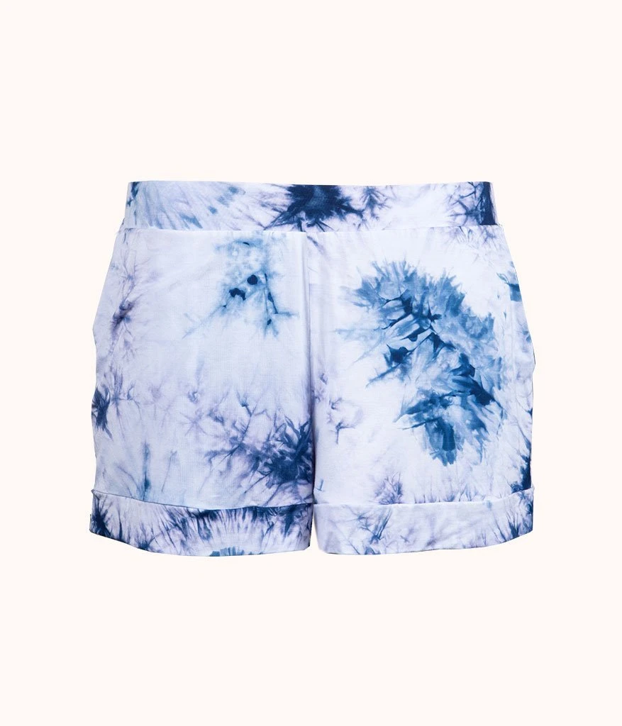 The All-Day Tie Dye Short: Deep Blue Tie Dye - Image 4