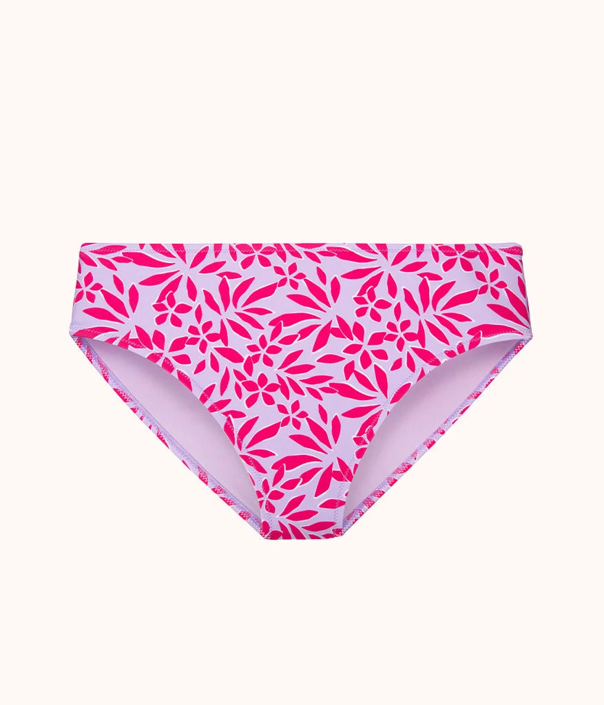 The Swim High Waist Bikini Bottom: Retro Palm Print 4 The Swim High Waist Bikini Bottom: Retro Palm Print - Image 4