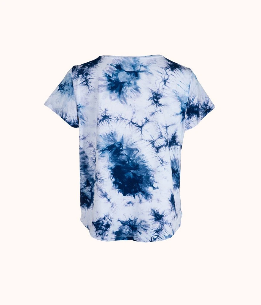 The All-Day Tie Dye Tee: Deep Blue Tie Dye - Image 5