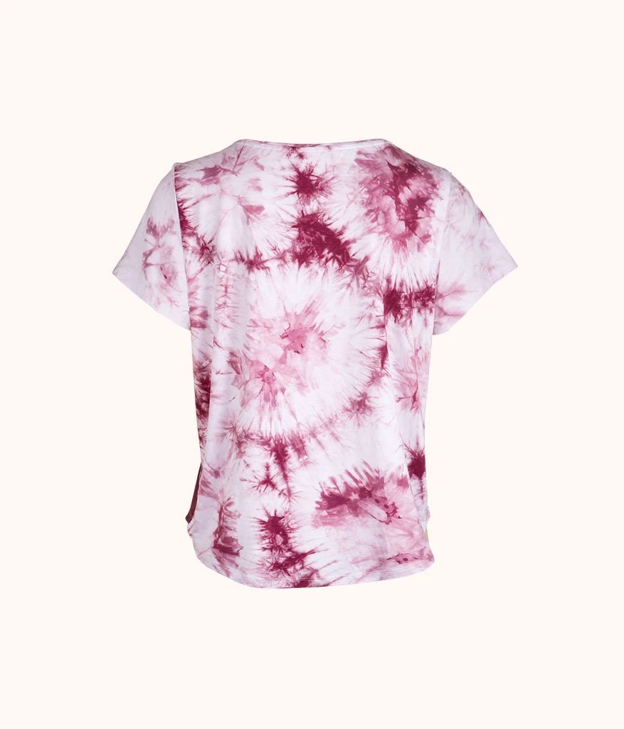 The All-Day Tie Dye Tee: Pink Tie Dye - Image 5