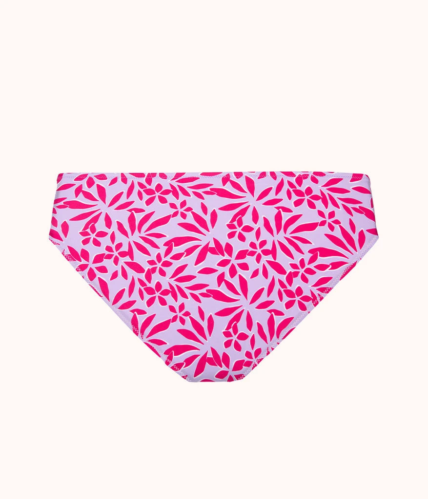 The Swim High Waist Bikini Bottom: Retro Palm Print 5 The Swim High Waist Bikini Bottom: Retro Palm Print - Image 5