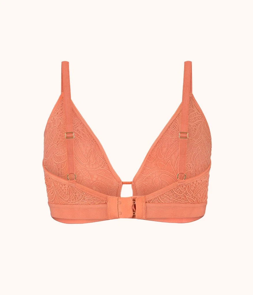 The Palm Lace Busty Bralette: Terracotta 5 The Palm Lace Busty Bralette: Terracotta - Image 5