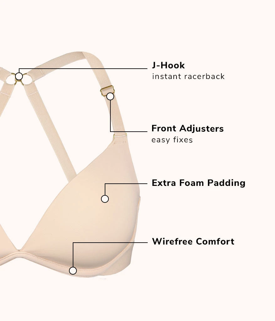 The Deep V No-Wire Push-Up: Toasted Almond 6 The Deep V No-Wire Push-Up: Toasted Almond - Image 6