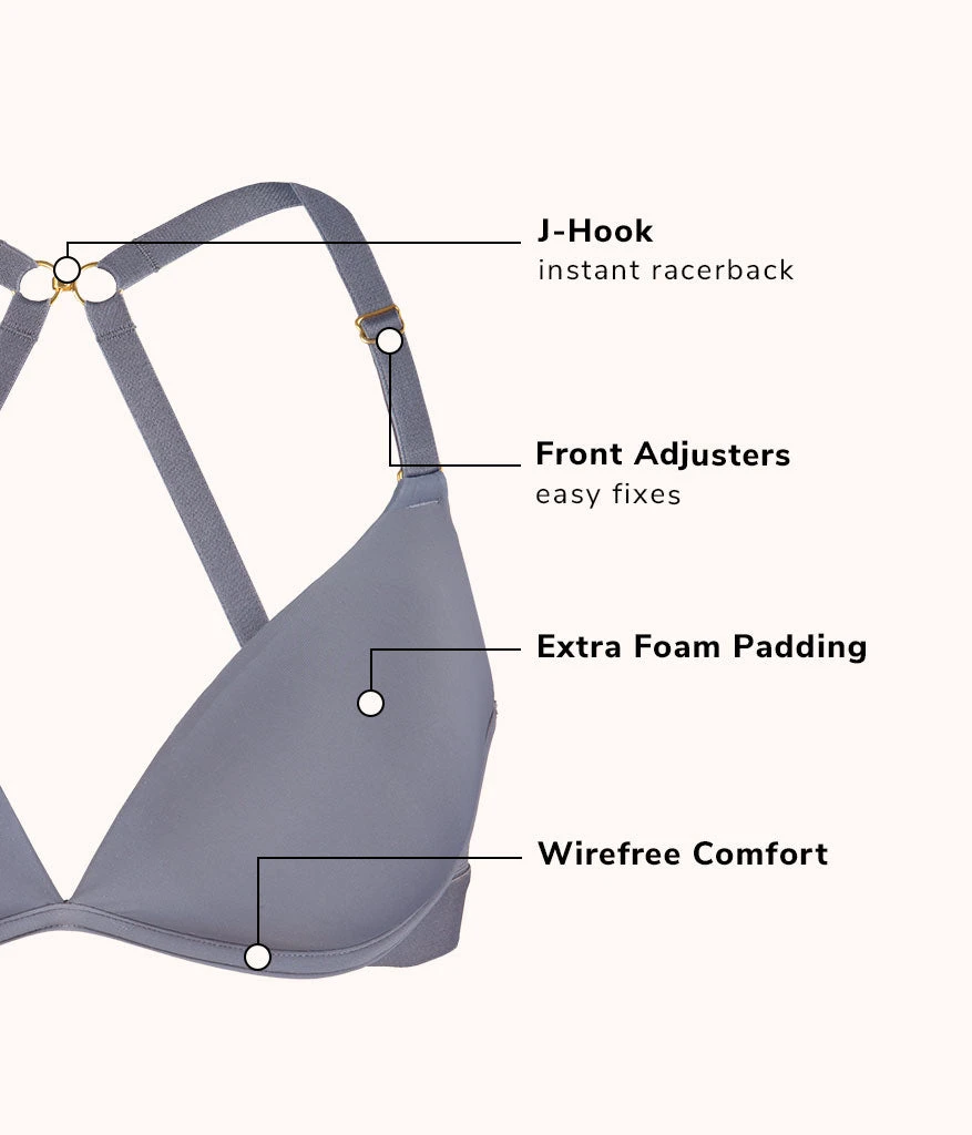 The Deep V No-Wire Push-Up: Smoke - Image 5