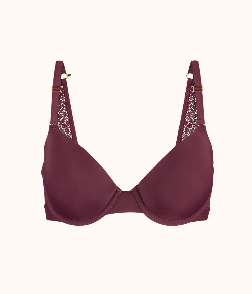 The T-Shirt Bra: Plum 5 The T-Shirt Bra: Plum - Image 5