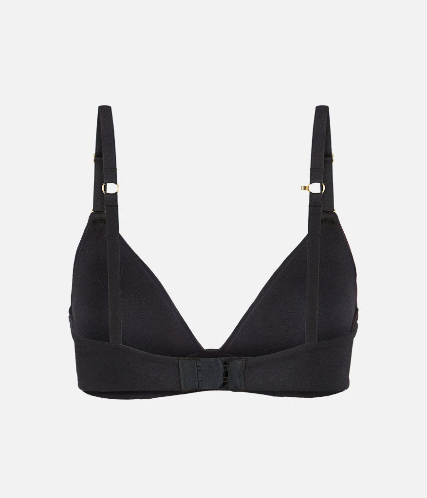 The All-Day Plunge No-Wire Bra: Jet Black - Image 12