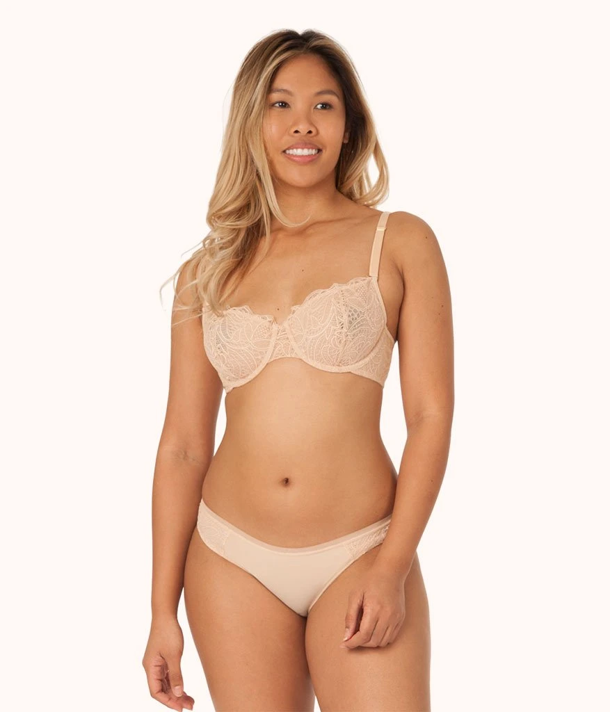 The Palm Lace Bikini: Toasted Almond 1 The Palm Lace Bikini: Toasted Almond