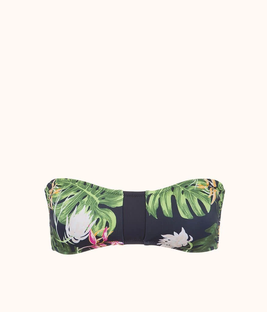 The Swim Bandeau: Poolside Print