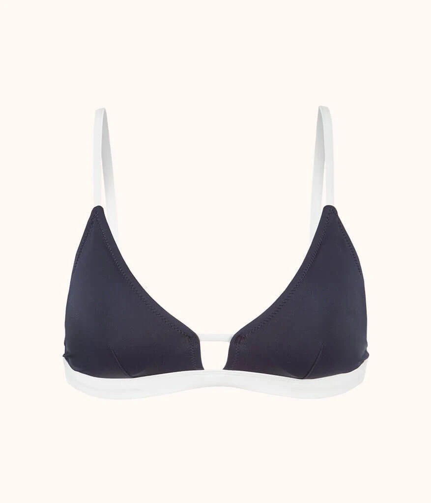 The Swim Bralette: Navy/White 6 The Swim Bralette: Navy/White - Image 6
